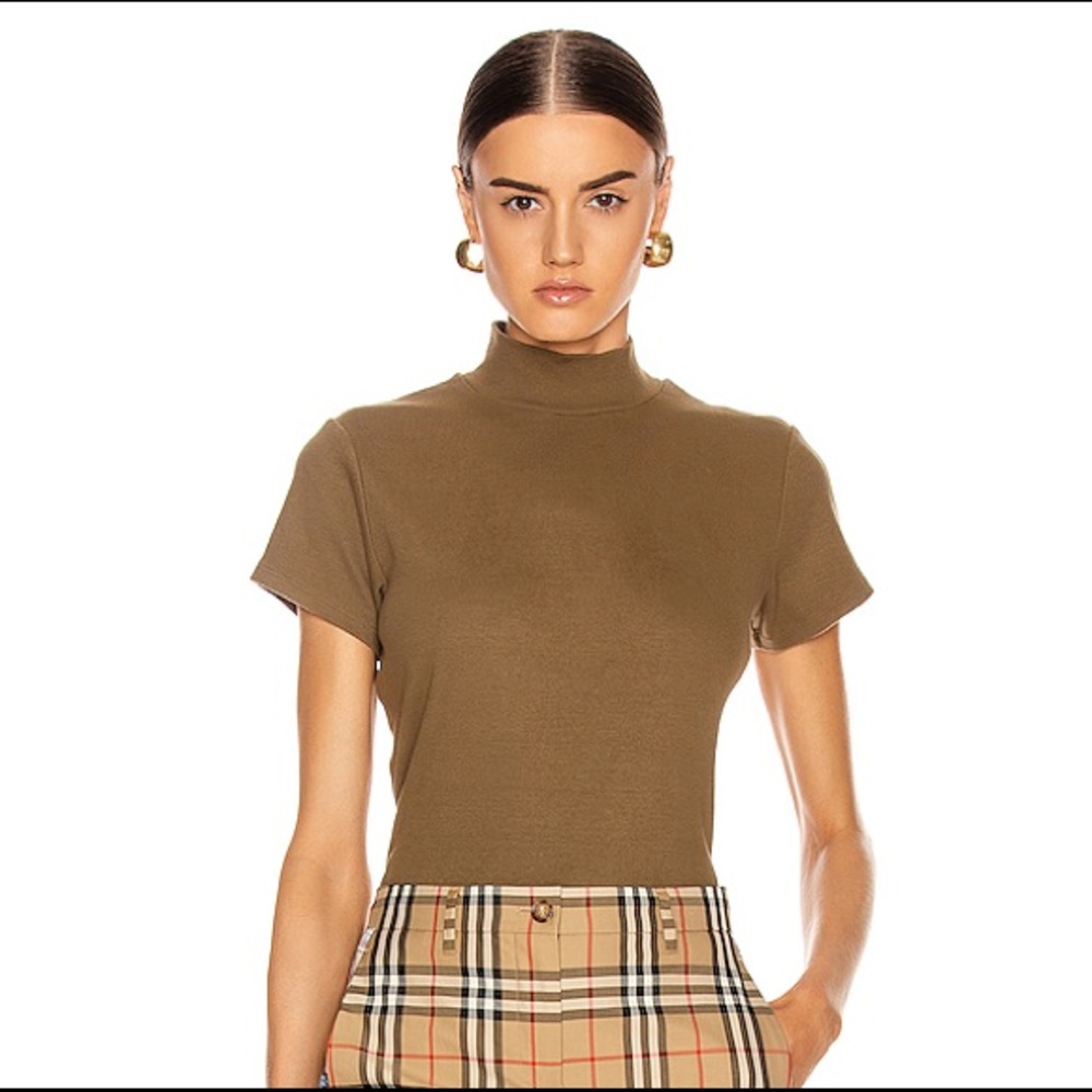 Agolde Brown Short Sleeve Tee